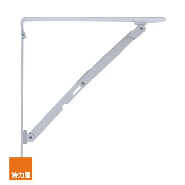 【特力屋】折合式置物支架 白色12二入 適用層板深35cm