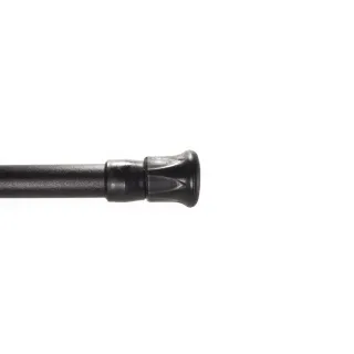 【特力屋】 鐵製伸縮門簾桿 霧黑色 108-190cm
