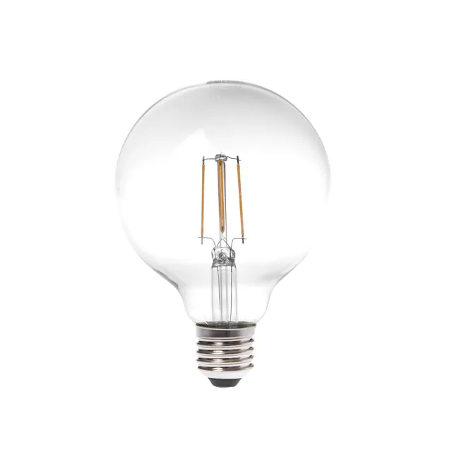 【特力屋】6.5W中圓全電壓LED燈絲燈泡E27黃光