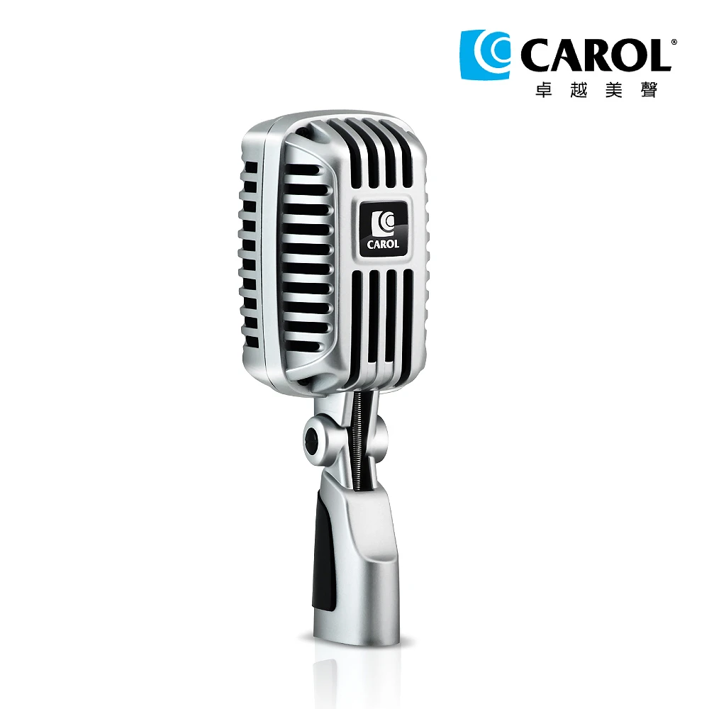Carol 佳樂電子 Carol Clm 101專業舞台復古麥克風 復古金屬設計 高靈敏雙音頭 Momo購物網