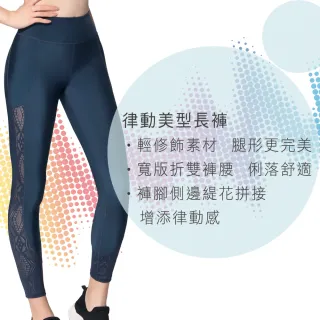 【Swear 思薇爾】時尚律動系列M-XL高腰貼身運動長褲(星光藍)