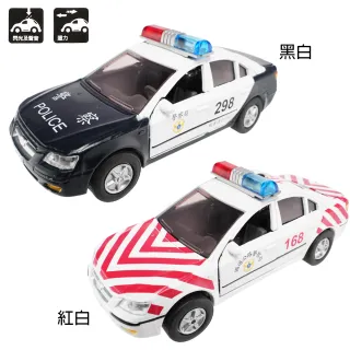 【TDL】合金車玩具紅斑馬國道警車玩具迴力車汽車模型聲光玩具車 CT-298A/CT-298B