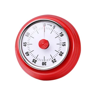 【PUSH!】餐廳廚房用品機械式計時器磁吸烹飪定時器倒數計時(提醒器D258)