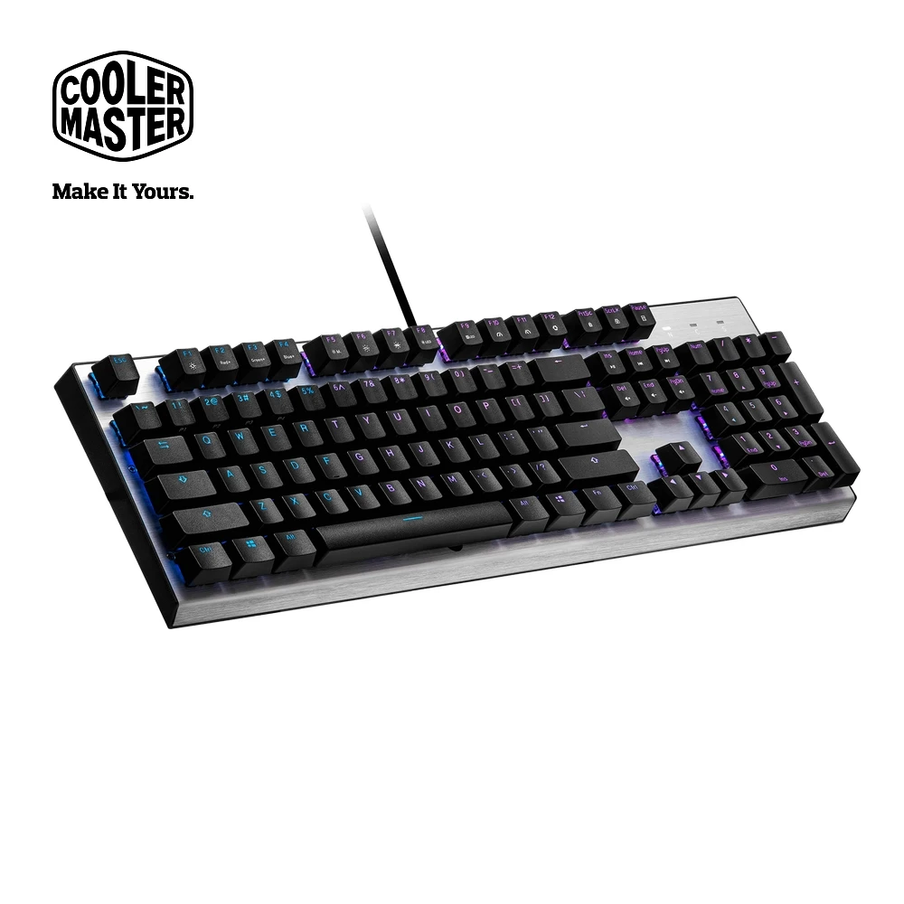 【CoolerMaster】Cooler Master CK351 機械式光軸 RGB 電競鍵盤 茶軸(CK351 光軸)
