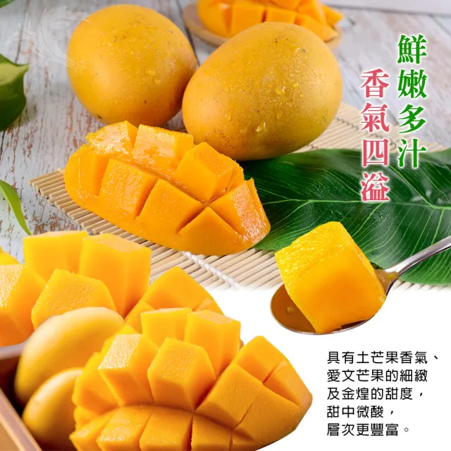 產地直送 盛夏之金黃珍果台東夏雪芒果5斤5 7顆 共4箱 Momo購物網