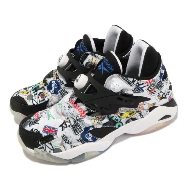 Reebok 休閒鞋pump Court 襪套運動男鞋海外限定輕量舒適充氣科技穿搭白黑 Fw76 Momo購物網