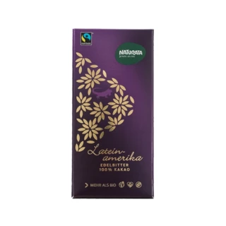 【馥聚公平貿易】Naturata 拉丁美洲100%頂級黑巧克力(80g/片)