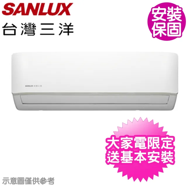 Sanlux 台灣三洋 10坪變頻冷暖分離式冷氣 Sae 63vh7 Sac 63vh7 Momo購物網