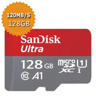 【SanDisk】Ultra 128GB microSDXC 120MB/s記憶卡(平行輸入)