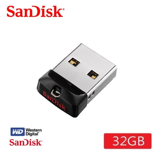 【SanDisk 晟碟】[高CP值] 32G Cruzer Fit USB 隨身碟 原廠平輸(原廠5年保固 輕巧隨身碟)