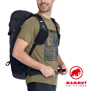 【Mammut 長毛象】Ducan 30L 輕量健行後背包 黑色 #2530-00320