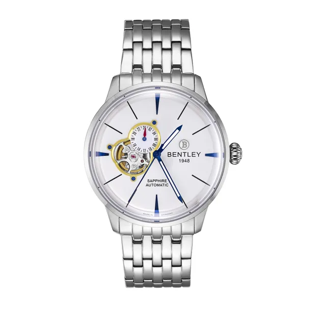 Bentley 賓利 Jazz Heartbeat系列潮流機械錶 白面 銀bl1850 15mwwi Momo購物網