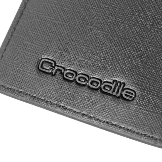 【Crocodile】鱷魚皮件 真皮皮件 直式識別證 ID 名片卡片夾-0103-10406-原廠公司貨(維也納Wien系列)
