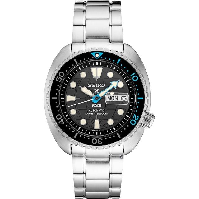 【SEIKO 精工】Prospex PADI海龜潛水200M聯名款機械錶(SRPG19K1/4R36-06Z0I)