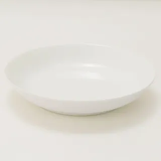 【NITORI 宜得利家居】白色瓷器 深圓盤 18cm A0062 白色系餐具(深圓盤)