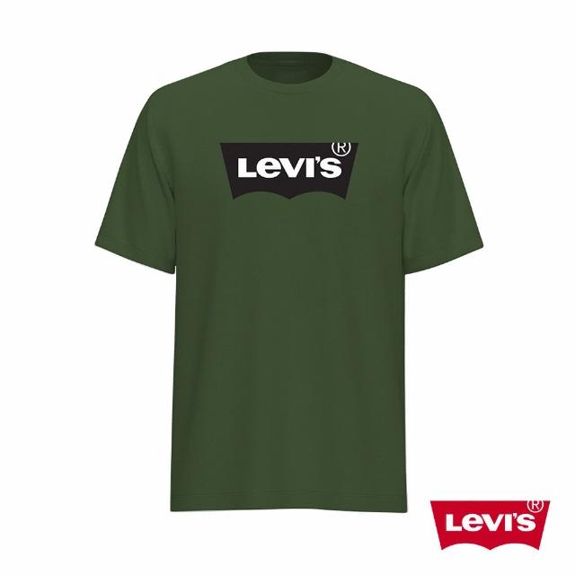 LEVIS【LEVIS】男款 短袖T恤 / 經典Logo / 戶外山系綠-人氣新品