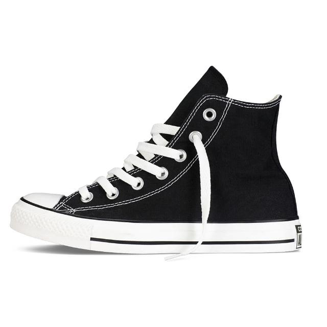 【CONVERSE】休閒鞋 男鞋 女鞋 帆布鞋 運動 高筒 ALL STAR HI BLACK 黑 M9160C