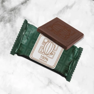 【多儂莊園工坊】100%24入巧克力薄片 無糖巧克力(無糖 黑巧克力 Darkolake)