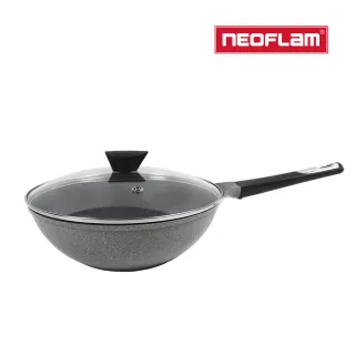 【NEOFLAM】VENN系列30cm炒鍋(含玻璃蓋)