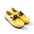 【ALAIN DELON】柔軟舒適厚底休閒鞋W7427(3色 黃色 酒紅色 黑色)