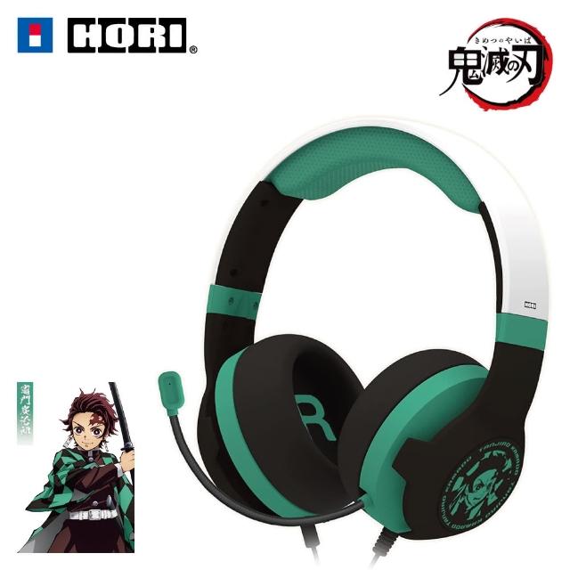 HORI【HORI】PS5 / PS4 預購10月暫定★ 副廠 HORI《鬼滅之刃》耳罩式耳機麥克風(☆門炭治郎 SPF-025)