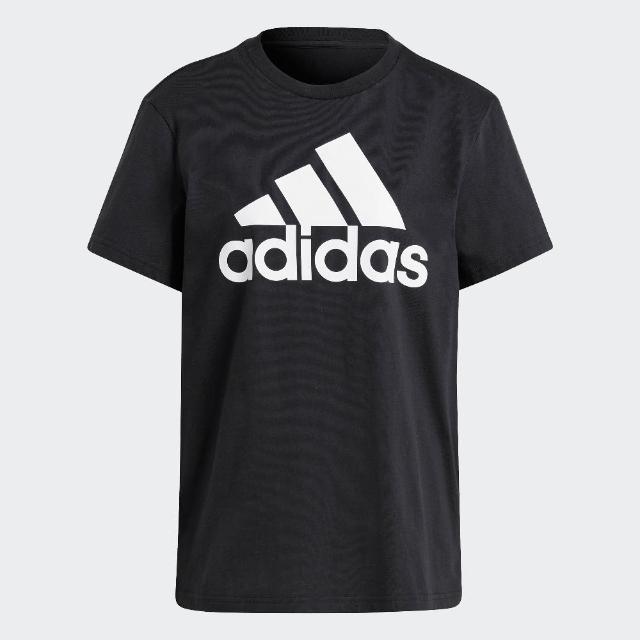 【adidas 愛迪達】ESSENTIALS 短袖上衣 女(GL0781)