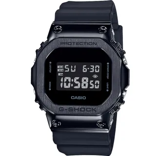 【CASIO 卡西歐】G-SHOCK雙顯手錶(黑 GM-5600B-1)