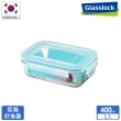 【Glasslock】強化玻璃微波保鮮盒-長方形400ml