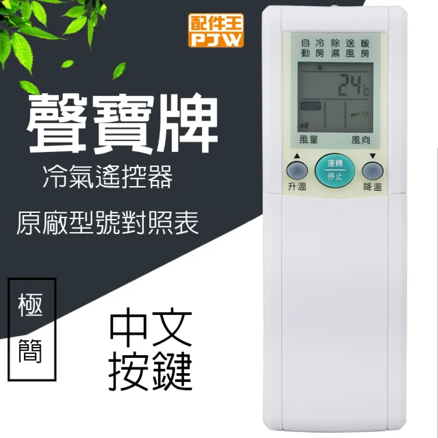 Pjw 聲寶sampo專用型冷氣遙控器 Rm Sa02a Momo購物網