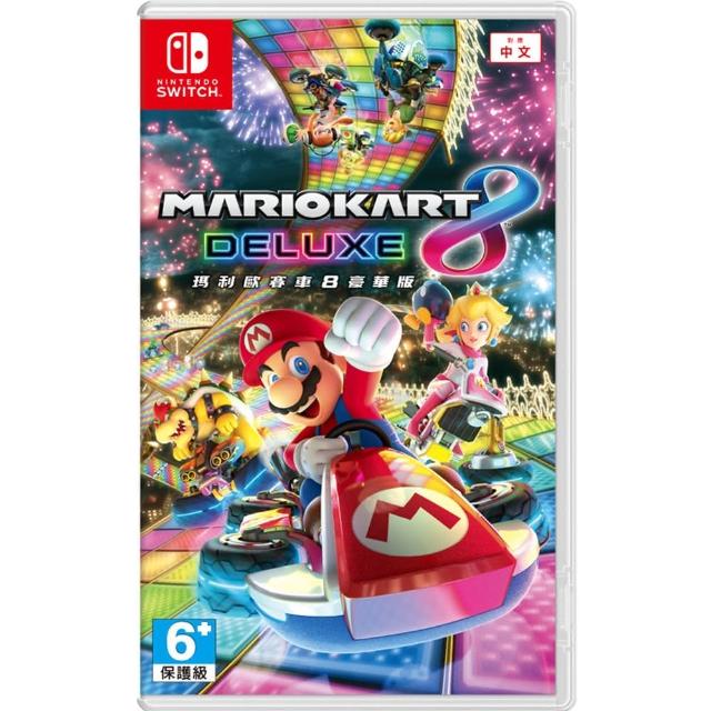 Nintendo 任天堂【Nintendo 任天堂】NS Switch 瑪利歐賽車8 豪華版(–中文版 台灣公司貨)