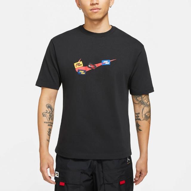 【NIKE 耐吉】上衣 男款 短袖上衣 運動 AS M J JMPMN 85 SS CREW 黑 DA9899-010