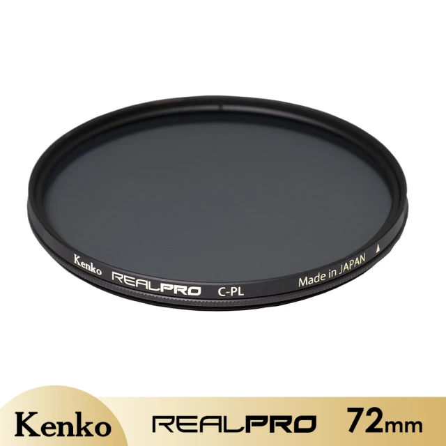 【Kenko】72mm REALPRO MC CPL Slim 超薄框 防潑水多層鍍膜環型偏光鏡 公司貨(KE037279)