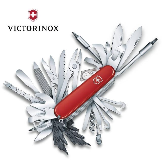 【VICTORINOX 瑞士維氏】73用瑞士刀-Champ系列(XXL-紅色 91mm)