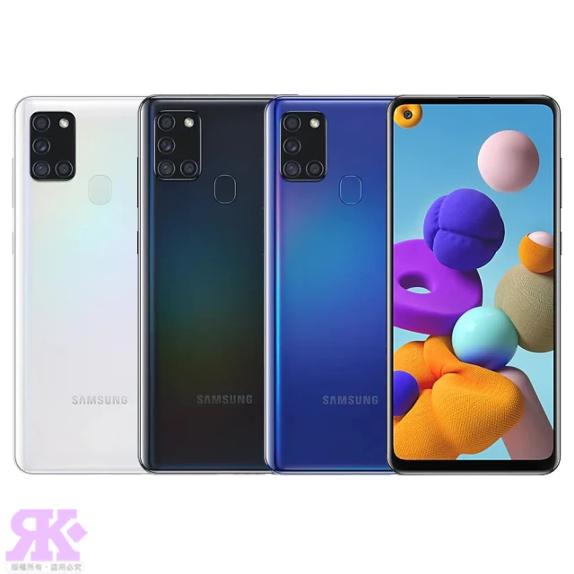 【SAMSUNG 三星】Galaxy A21s 4G+64G 6.5吋八核心手機(贈四角強化空壓殼+鋼化保貼)