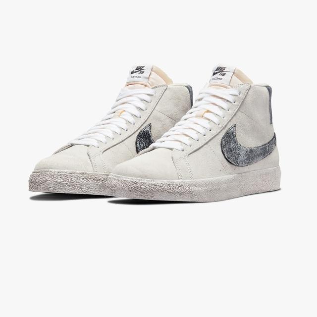 【NIKE 耐吉】SB ZOOM BLAZER MID PRM 仿舊 灰色 男鞋(DA1839-002)