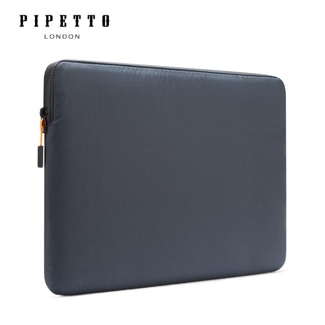 【Pipetto】MacBook 13吋 Ultra Lite Sleeve 鑽石紋防撕裂布電腦包-海軍藍(電腦包)