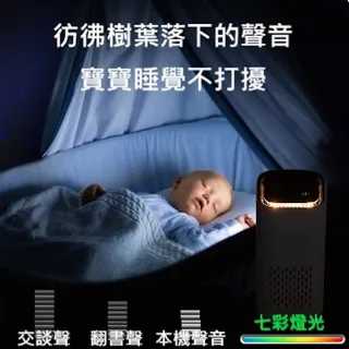 【禾統】空氣清淨機 方形款(負離子淨化 三重淨化 輕巧便攜 睡眠級靜音 活性碳過濾網 USB充電)