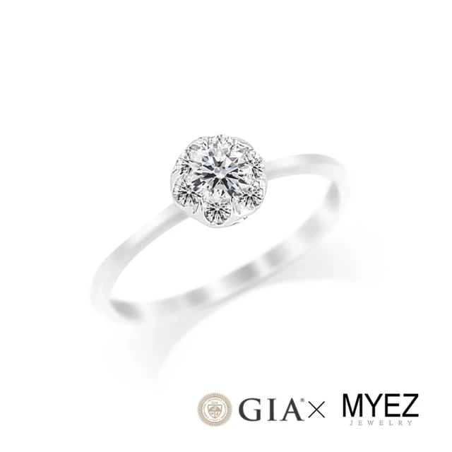 【MYEZ】GIA 30分天然真鑽18K金鑽戒女戒婚戒 美滿