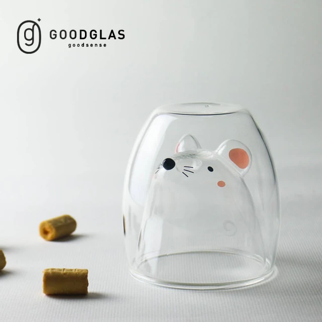 【好玻GOODGLAS】鼠鼠雙層玻璃杯