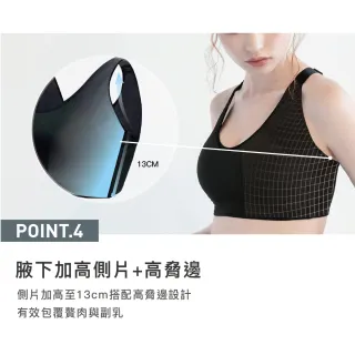【Clany 可蘭霓】台灣製高包覆無鋼圈B-E運動內衣 吸濕排汗 包副乳(2件組 隨機出貨)