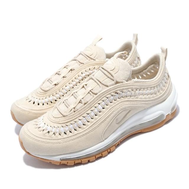 【NIKE 耐吉】休閒鞋 Air Max 97 LX 運動 女鞋 氣墊 避震 編織造型 球鞋穿搭 米白 白(DC4144-200)