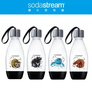 【Sodastream】愛台灣動物 好好帶專用水瓶 500ml 四款(台灣黑熊/石虎/綠蠵龜/穿山甲)
