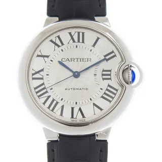 【Cartier 卡地亞】Ballon Bleu 經典羅馬時標機械腕錶x36mm(WSBB0028)