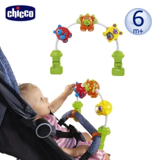 【Chicco】可愛動物推車玩具架