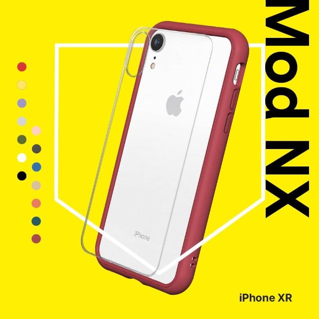 【RhinoShield 犀牛盾】iPhone XR 6.1吋 Mod NX 邊框背蓋兩用手機殼(獨家耐衝擊材料 原廠出貨)