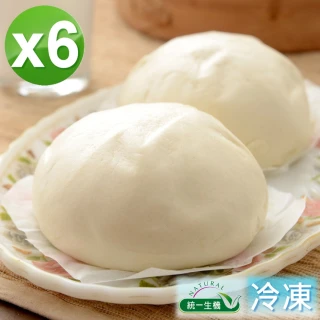 【統一生機】老麵原白饅頭400gx6包(4入/包)