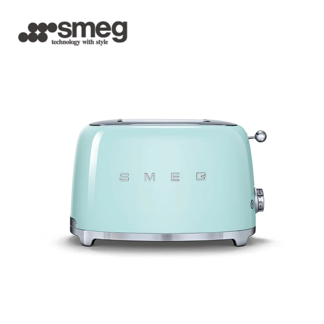 【SMEG】2片式烤麵包機-粉綠色(TSF01PGUS 公司貨)