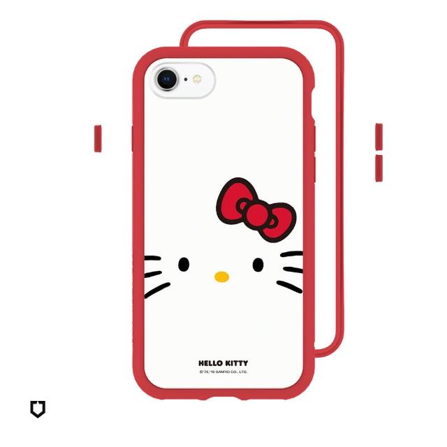 【RhinoShield 犀牛盾】iPhone SE第2代/8/7 Mod NX邊框背蓋手機殼/大臉Hello Kitty套組(Hello Kitty手機殼)