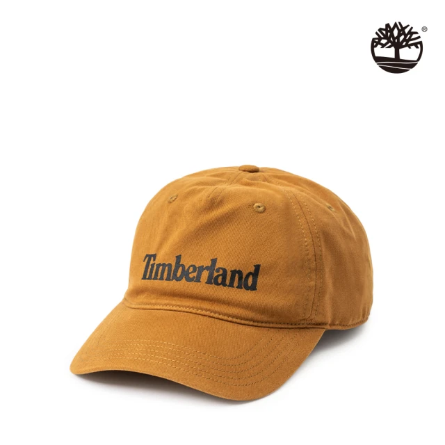 【Timberland】小麥色1973 LOGO棉質棒球帽(A1F5K231)