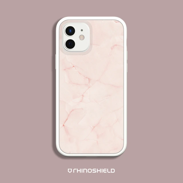 【RhinoShield 犀牛盾】iPhone系列 Mod NX邊框背蓋兩用殼/質感石紋-粉色夢境(獨家耐衝擊材料 原廠出貨)